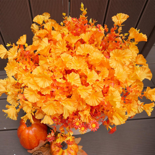 Realistic Artificial Bundle Fall Faux Indoor Decor Collection