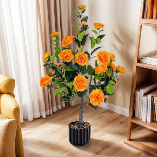 Elegant Artificial Camellia Kitchen Style Home Decor Statement