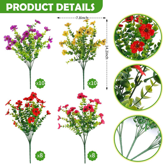 Artisan Colorful UV Resistant Spring Outdoor Decor Accent