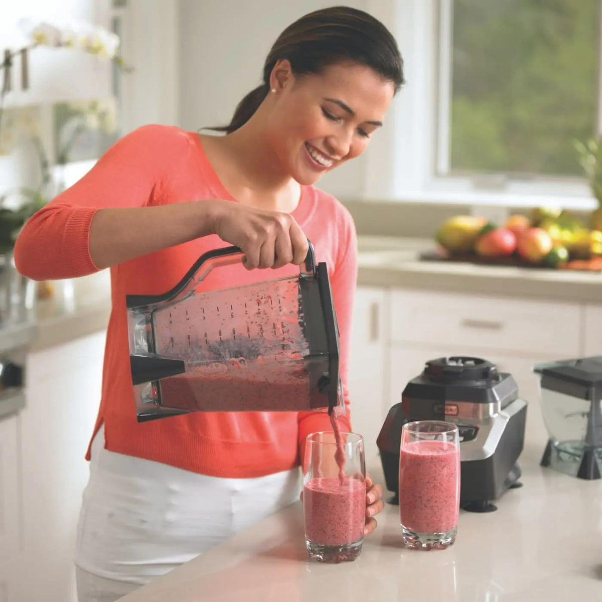 Professional 2-in-1 Kitchen System - High-Speed Blender and 8-Cup Food Processor