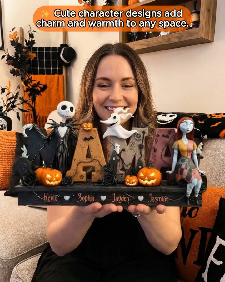 Personalized Spooky Theme Custom Shaped Acrylic Plaque - Gothic Style Home Decor Gift
