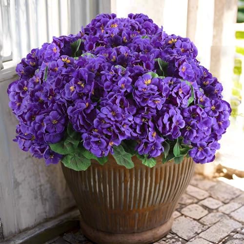 Decorative Artificial Geranium Rose Kitchen Home Decor Series