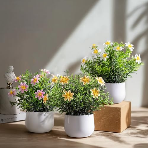 Refined Small Artificial Potted Kitchen Home Decor Kit