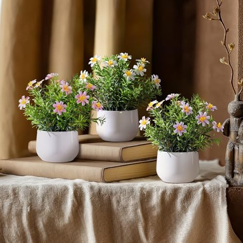 Refined Small Artificial Potted Kitchen Home Decor Kit