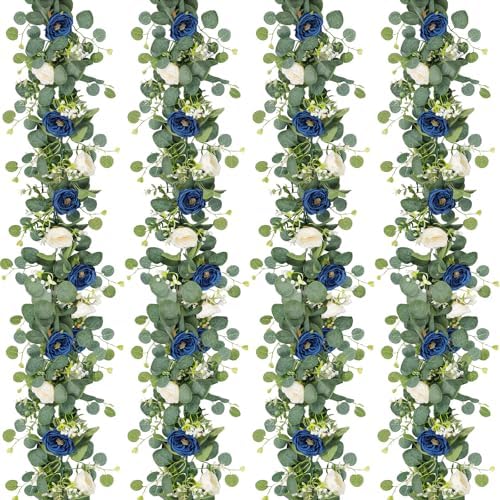 Realistic Artificial Eucalyptus Garland Style Outdoor Decor Selection