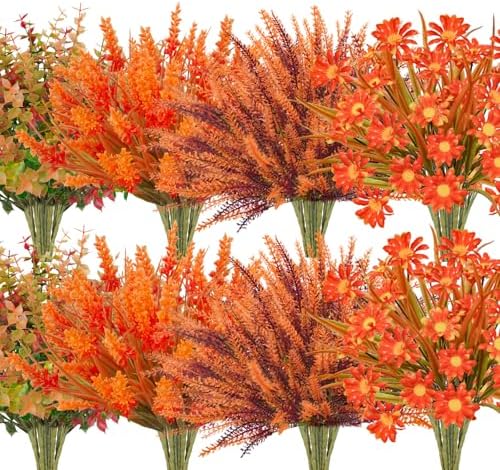 Natural Bundles Fall Artificial Lavender Home Decor Accent