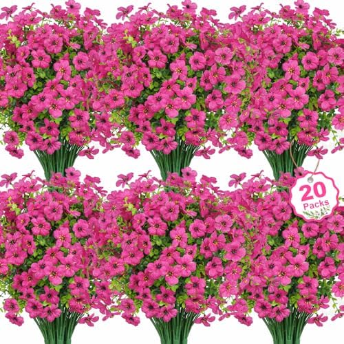 Elegant Bundles Fuchsia Eucalyptus UV Home Decor Set