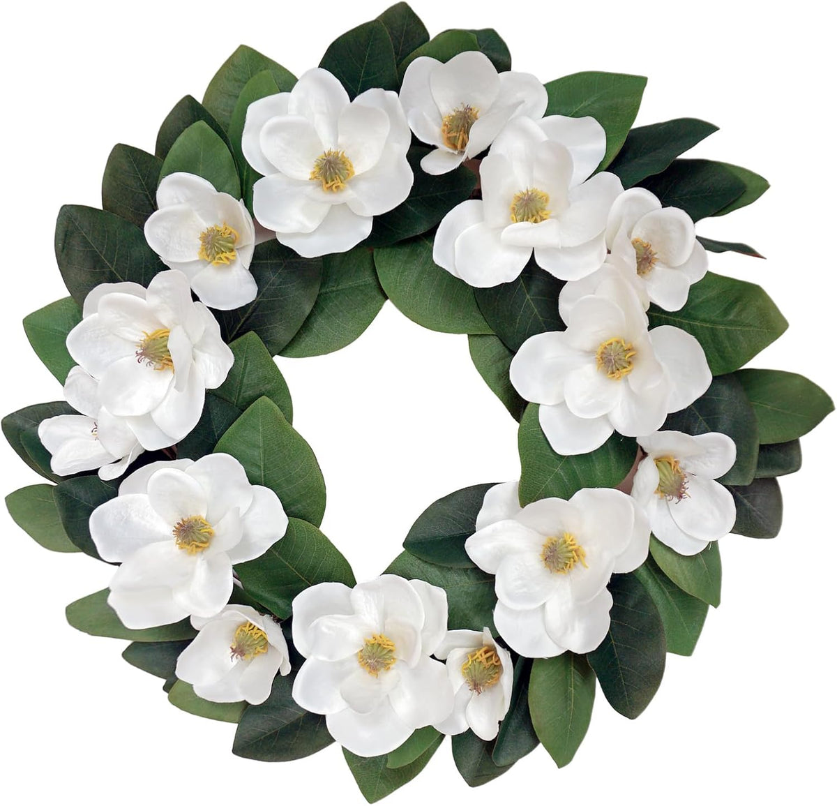 Spring Summer Wreaths for Front Door, 20 Inch Artificial Wreaths with Hydrangea Floral, Floral Wreath for Porch Wall Window Wedding Decor, All Season Wreaths for Home Outdoor Decoration