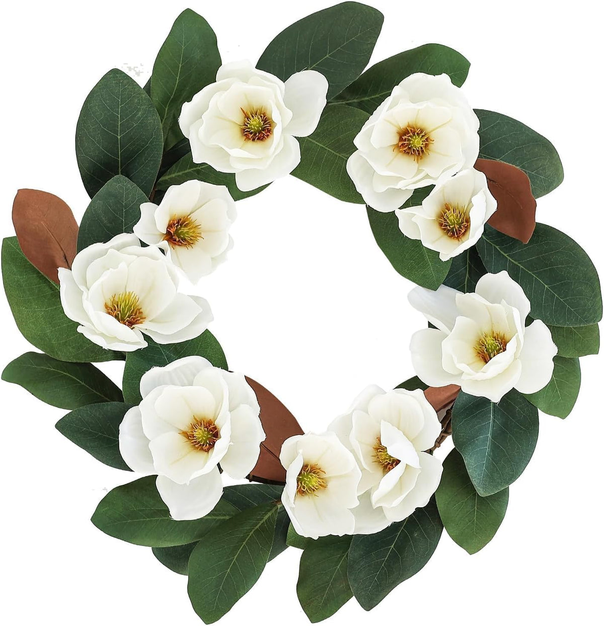 Spring Summer Wreaths for Front Door, 20 Inch Artificial Wreaths with Hydrangea Floral, Floral Wreath for Porch Wall Window Wedding Decor, All Season Wreaths for Home Outdoor Decoration