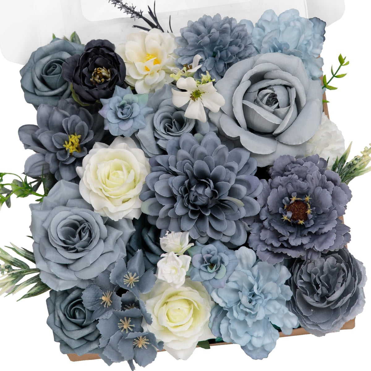 Rustic Artificial Multi Flower Mixed Indoor Decor Selection