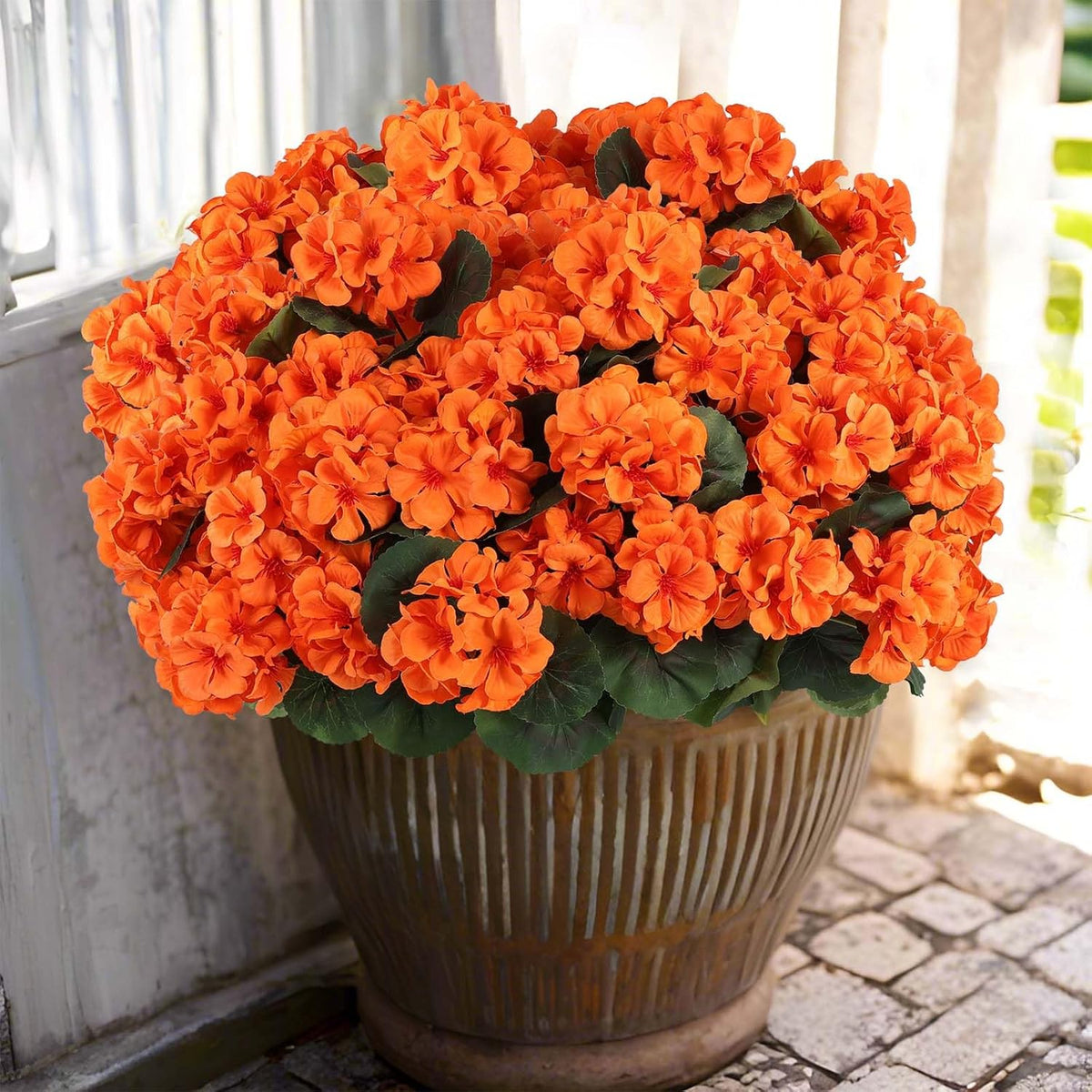 Decorative Artificial Geranium Rose Kitchen Home Decor Series