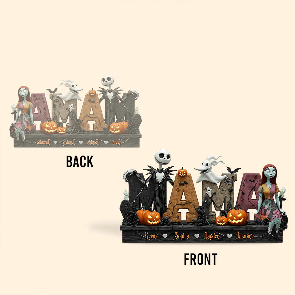 Personalized Spooky Theme Custom Shaped Acrylic Plaque - Gothic Style Home Decor Gift