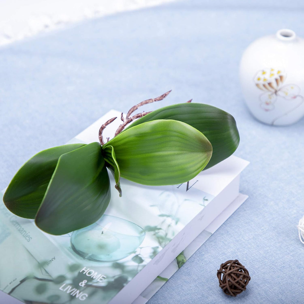 Lifelike Real Touch Artificial Orchid Indoor Decor Assortment