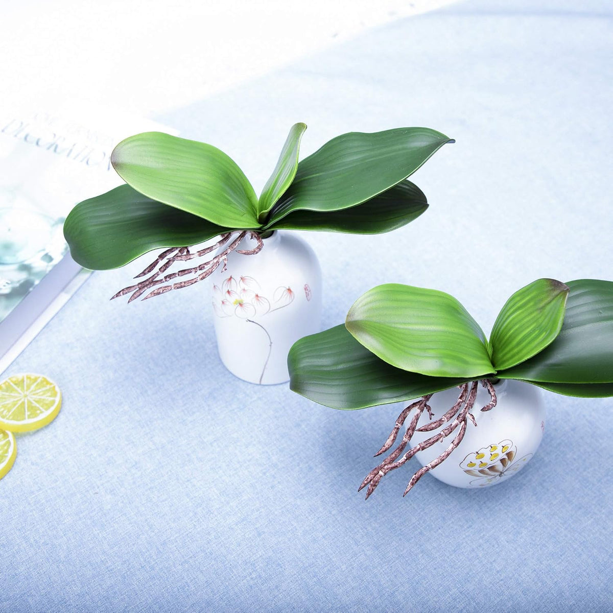 Lifelike Real Touch Artificial Orchid Indoor Decor Assortment