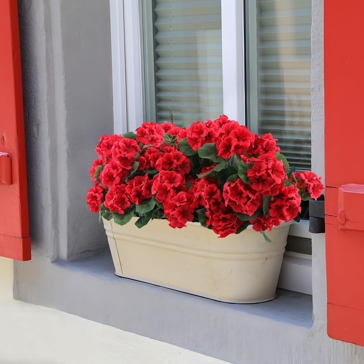 Decorative Artificial Geranium Rose Kitchen Home Decor Series