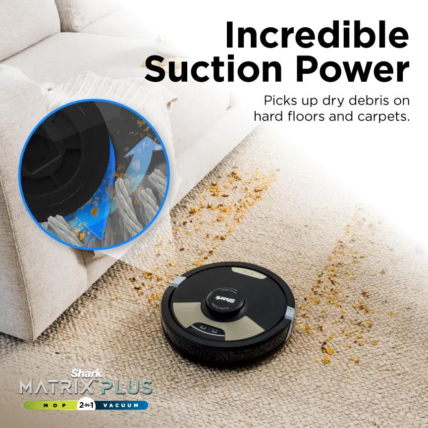 Advanced 2-In-1 Robot Vacuum and Mop with Self-Empty XL Base and Grid-Pattern Cleaning