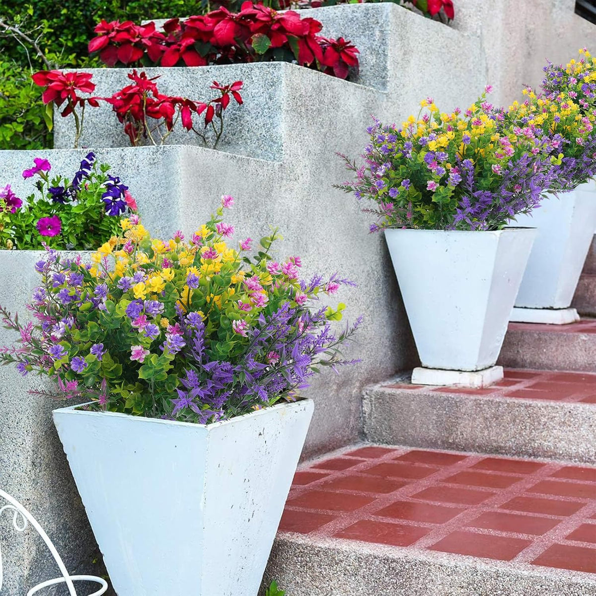 Serene Artificial Resistant Daisy UV Outdoor Decor Selection