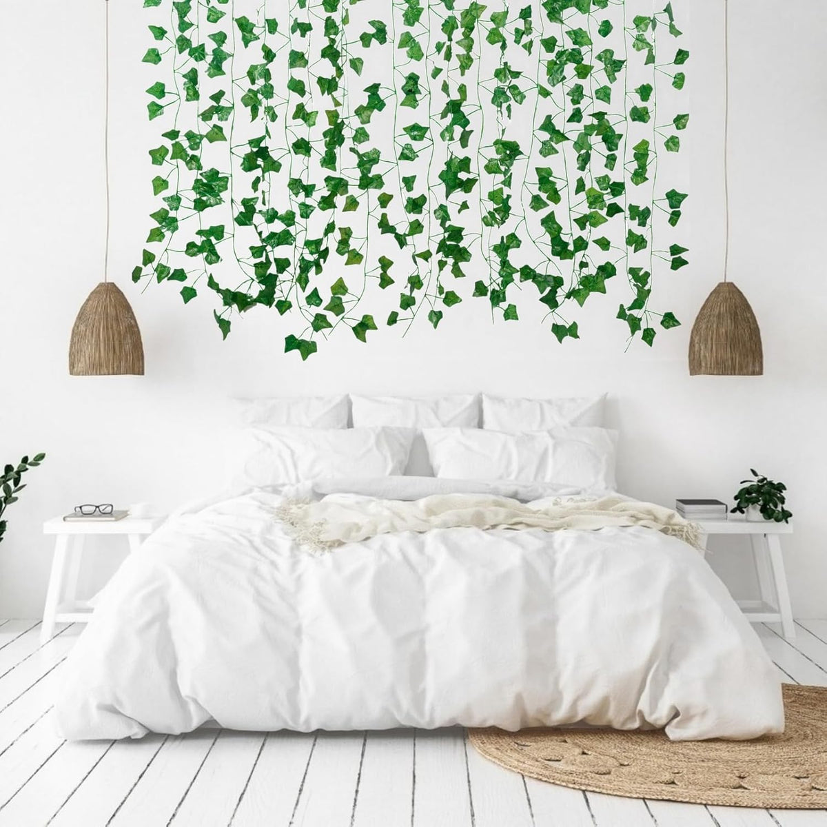 Serene Fake Vines Room Aesthetic Indoor Decor Display