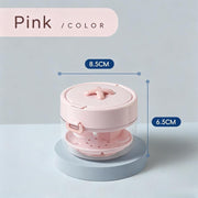 Retainer Cleaner Case Box with Drain Tray, Mirror and Brush for Travel and Daily Use