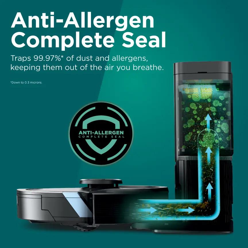 Advanced 2-In-1 Robot Vacuum and Mop with Self-Empty XL Base and Grid-Pattern Cleaning