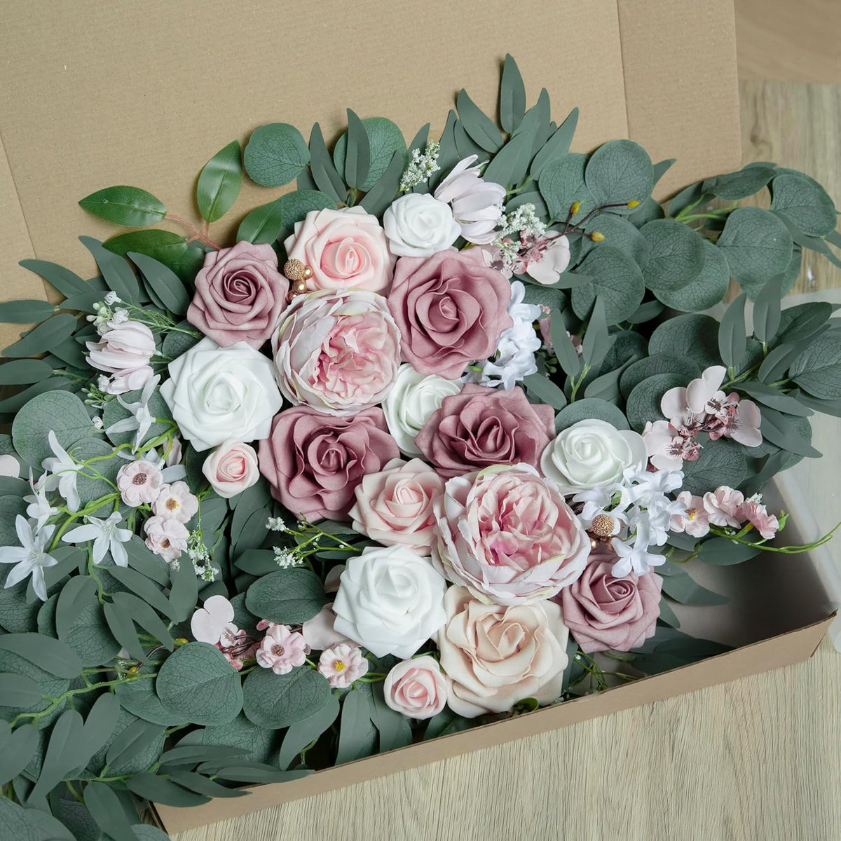 Deluxe Dusty Rose Wedding Arch Home Decor Assortment