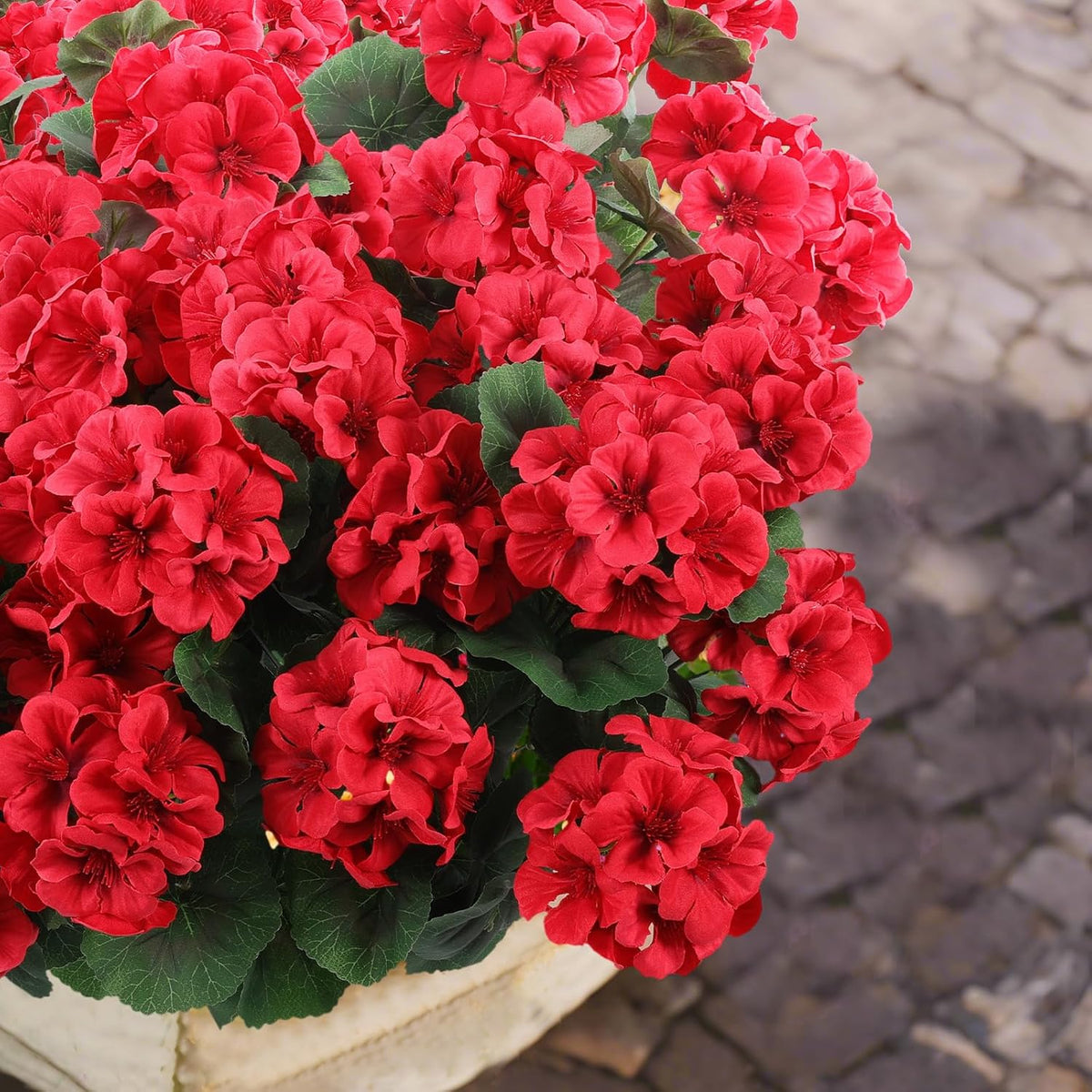 Decorative Artificial Geranium Rose Kitchen Home Decor Series