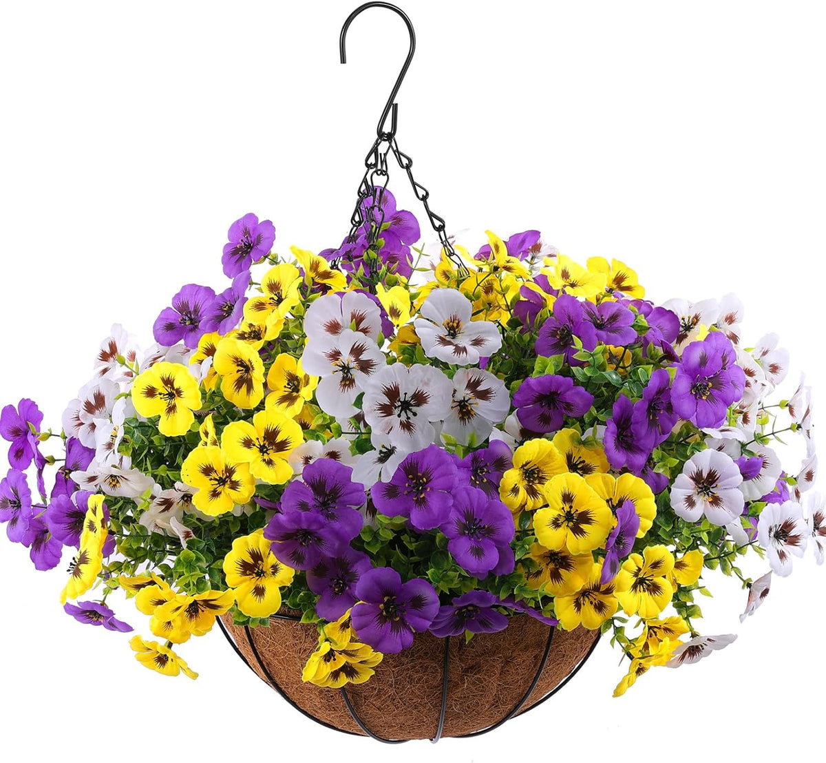 Sophisticated Artificial Pansy Kitchen Style Home Decor Kit