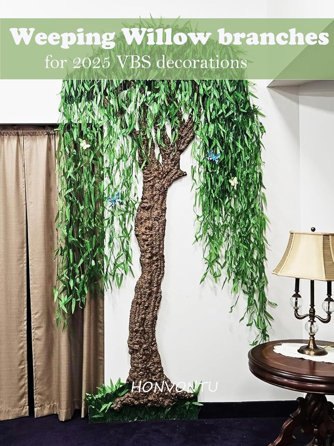 200 Strands 1200FT Fake Ivy Leaves Artificial Ivy Greenery Garland Faux Willow Vines Silk Hanging Plants Home Aesthetic Jungle Party Vines for Bedroom Wedding Patio Garden Wall Room