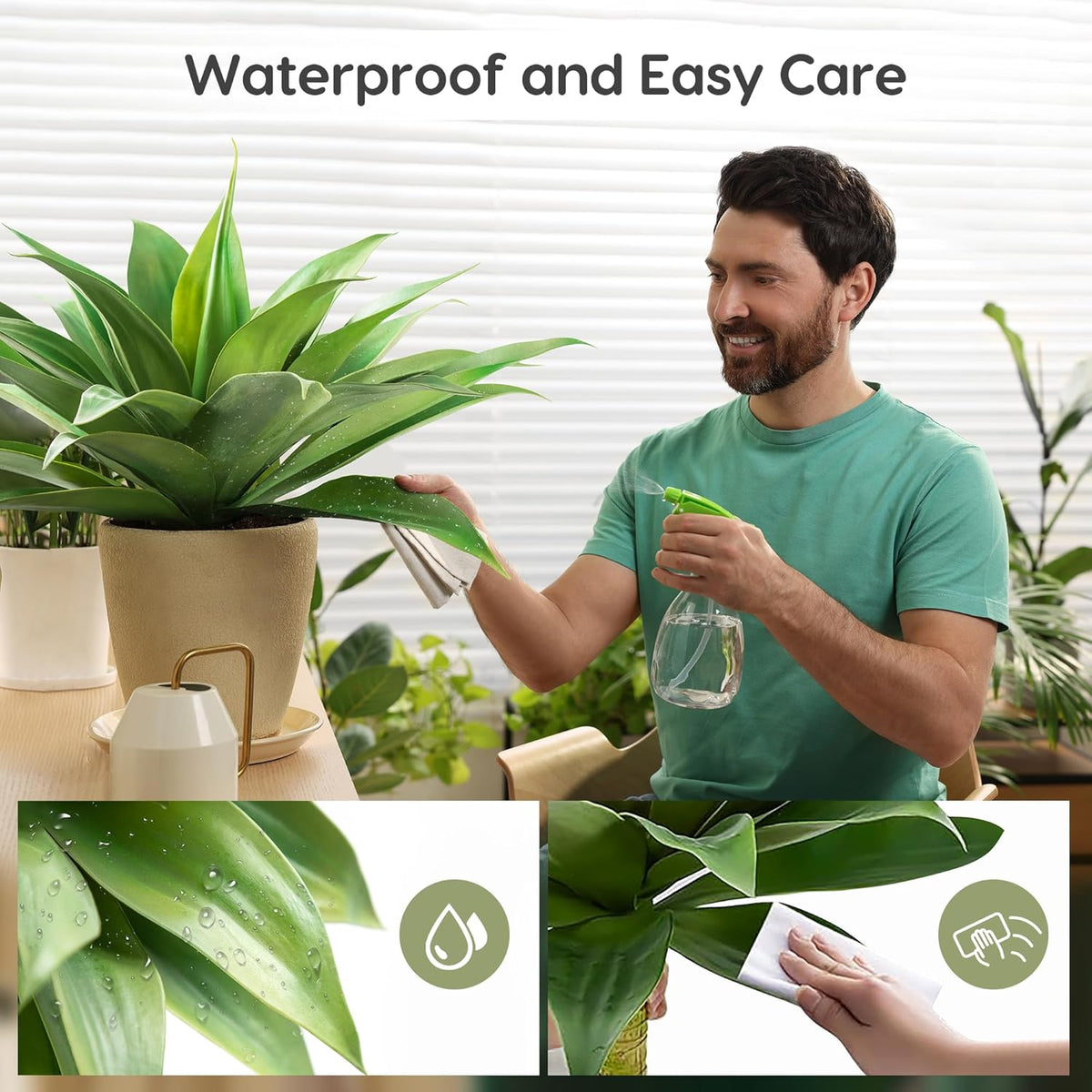 Sophisticated Artificial Agave Plant Stems Home Decor Selection