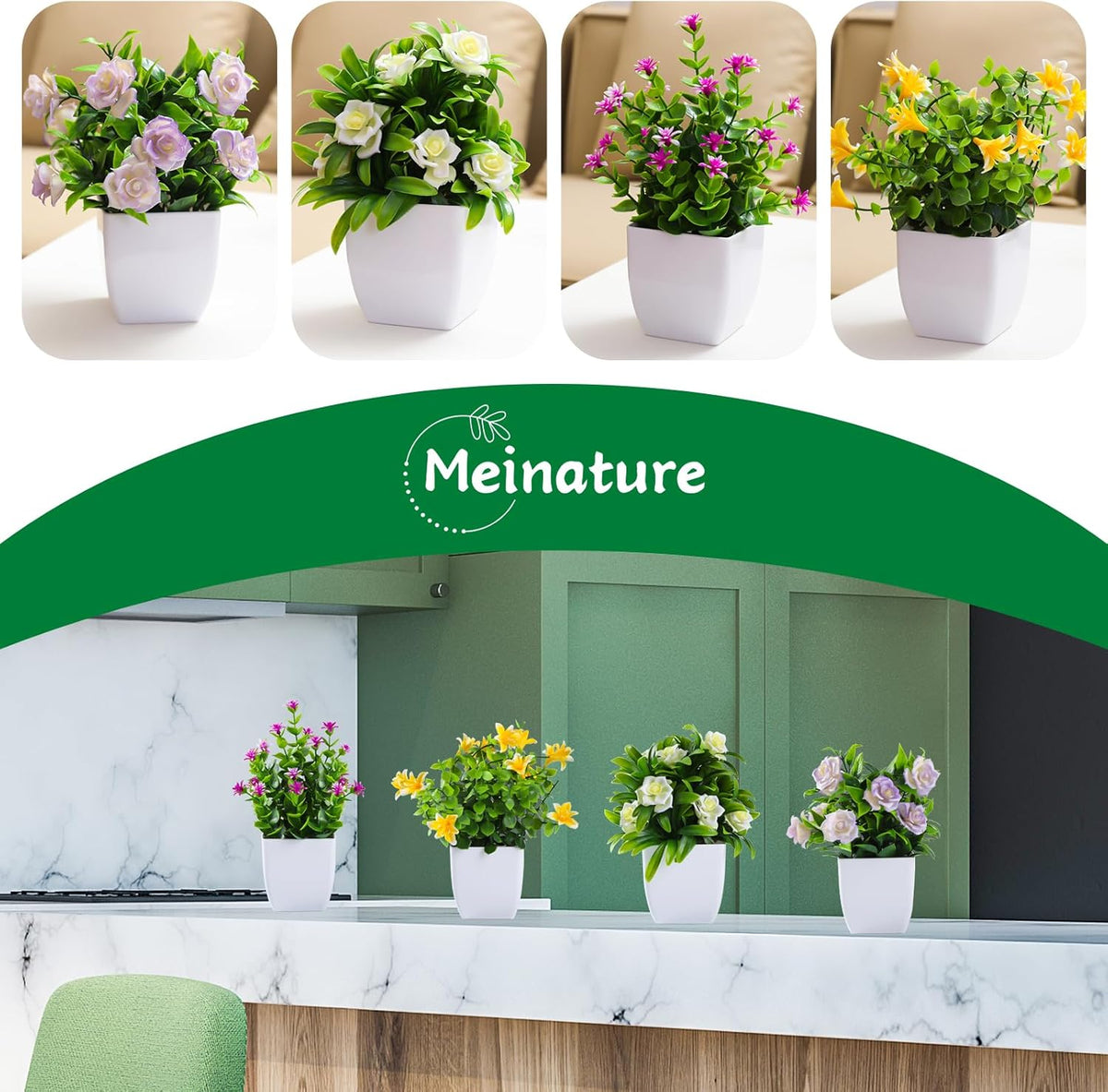 Decorative Small Artificial Mini Kitchen Home Decor Bundle