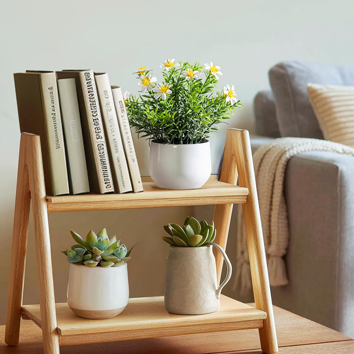 Refined Small Artificial Potted Kitchen Home Decor Kit