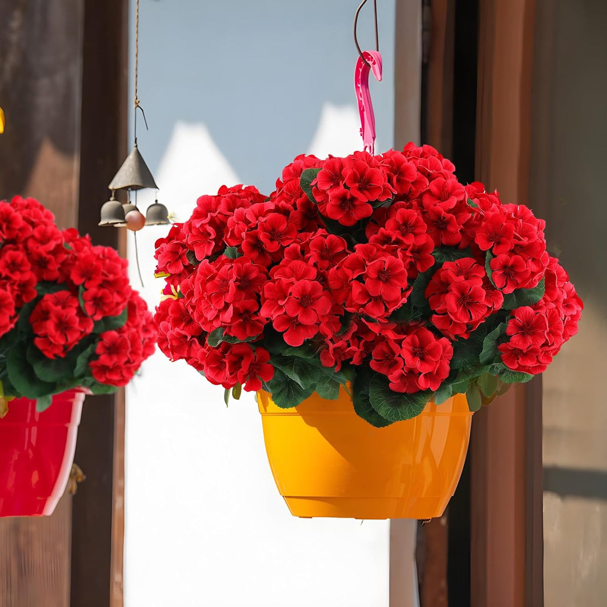 Decorative Artificial Geranium Rose Kitchen Home Decor Series