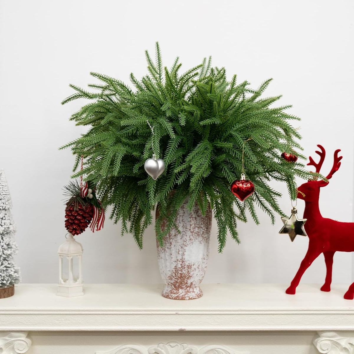 Classic Real Touch Norfolk Pine Holiday Decor Accent