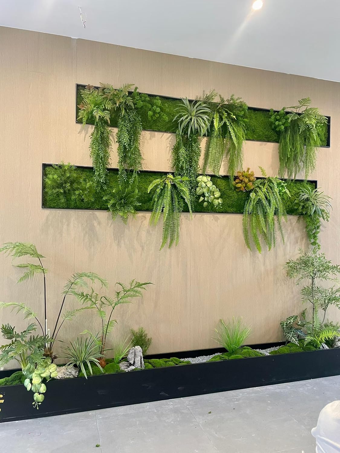 Refined Artificial Moss Mat Waterproof Indoor Decor Set