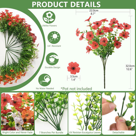 Lush Bundles Multicolor Rose Grass Home Decor Series