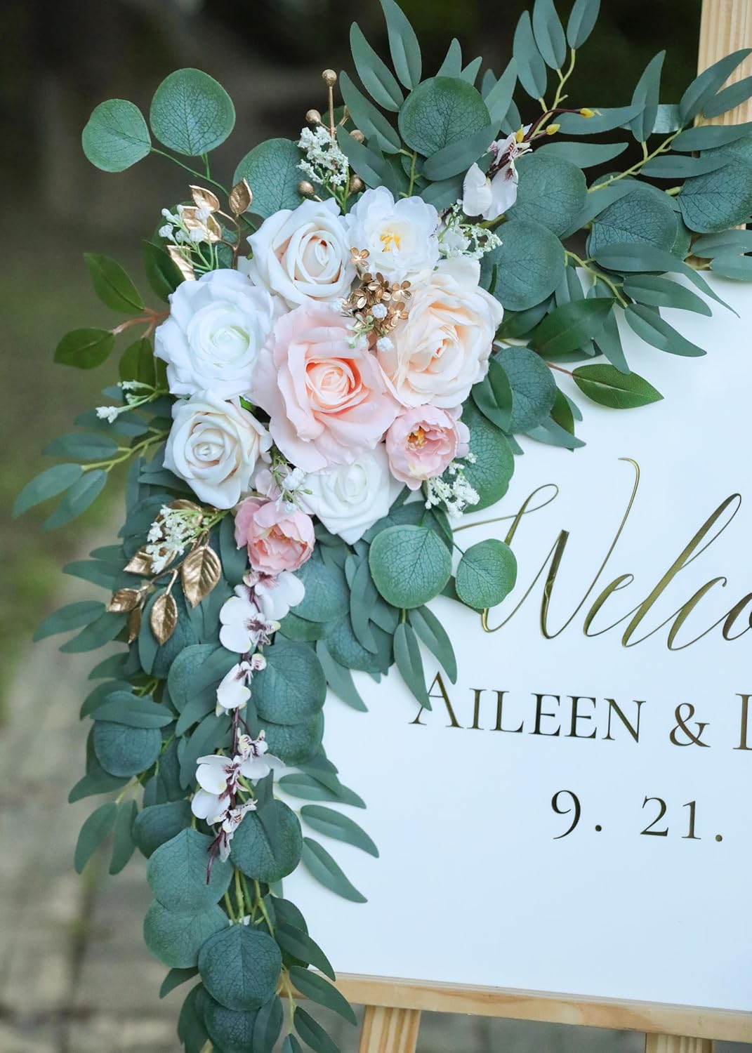 Charming Blush Pink Wedding Arch Home Decor Selection