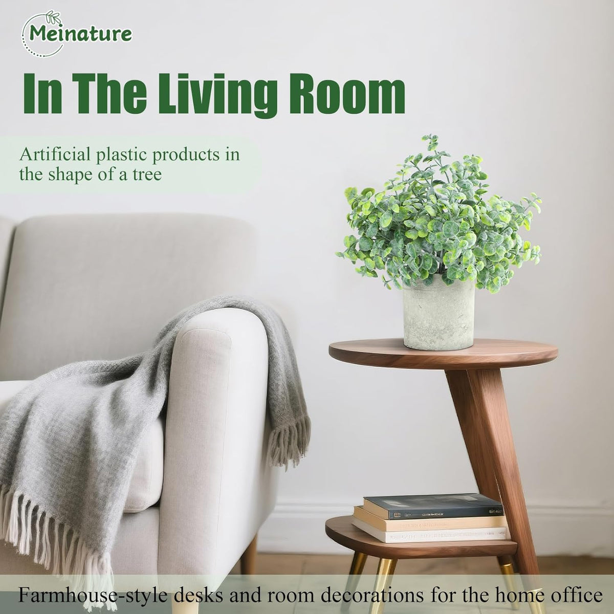 Timeless Mini Potted Artificial Small Home Decor Series