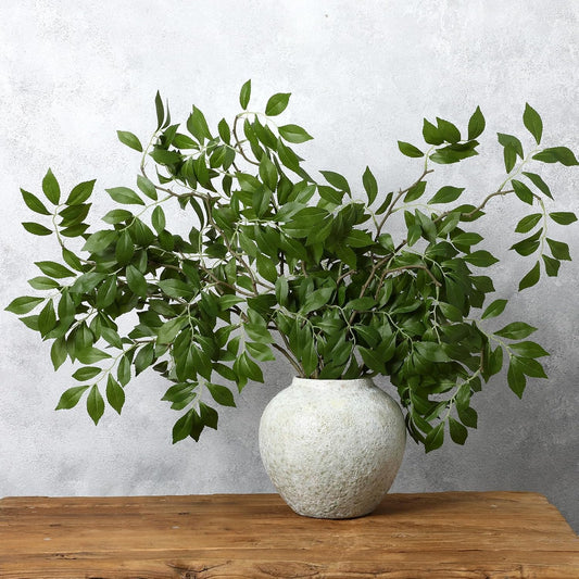 6 Pcs 6pcs Faux Stems and Branches for Vase 31.5inch Fake Plants Artificial Greenery Stems Faux Branches for Home Vase Wedding Garden Farmhouse Table Mantel Decor