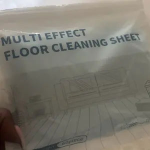 Customer-held package of multi-surface floor-cleaning tablets